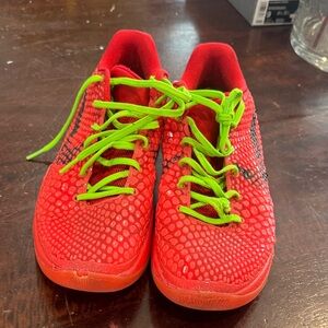 Kobe VI Protro Reverse Grinches size 9.5